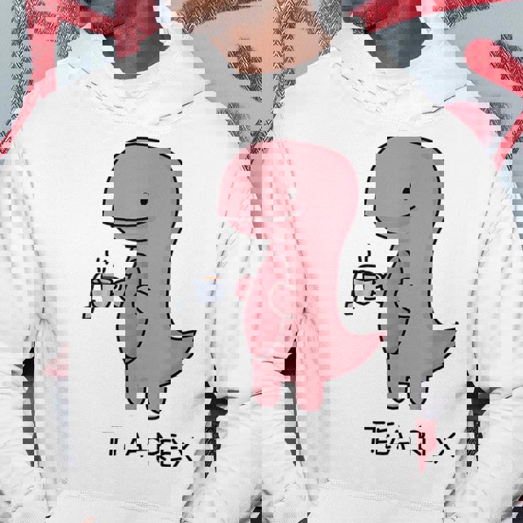 Tea Rex ユーモラスパン。 パーカー 面白い贈り物