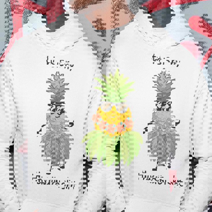 This Is My Hawaiian パイナップル フラダンス ルアウハワイ パーカー 面白い贈り物