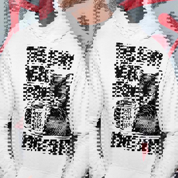 This Is My Work From Homearcastic Cat Remote Worker パーカー 面白い贈り物