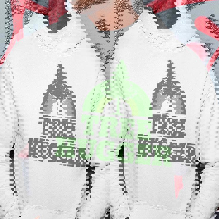 Tree Hugger 環境保護主義者 ヴィンテージ レトロ 自然愛好家 長袖tシャツ パーカー 面白い贈り物