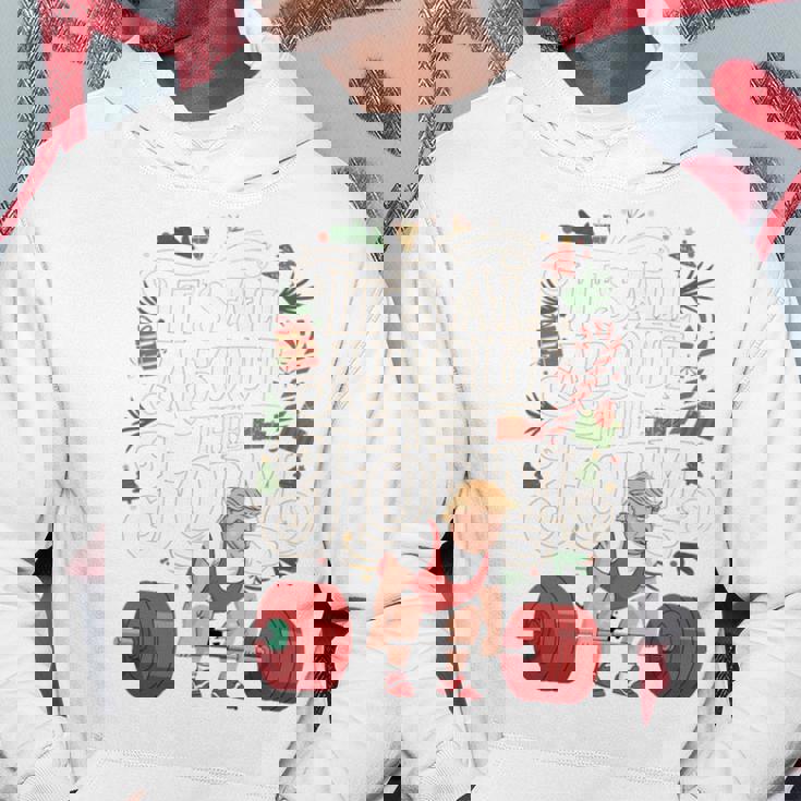 Trump It's All About The Form クリスマス ワークアウト ジム ホリデー 長袖tシャツ パーカー 面白い贈り物