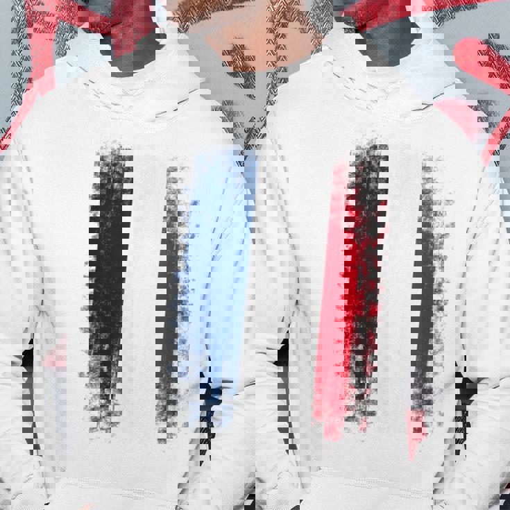 Vintage France Distressed Flag Illustration Graphic s パーカー 面白い贈り物