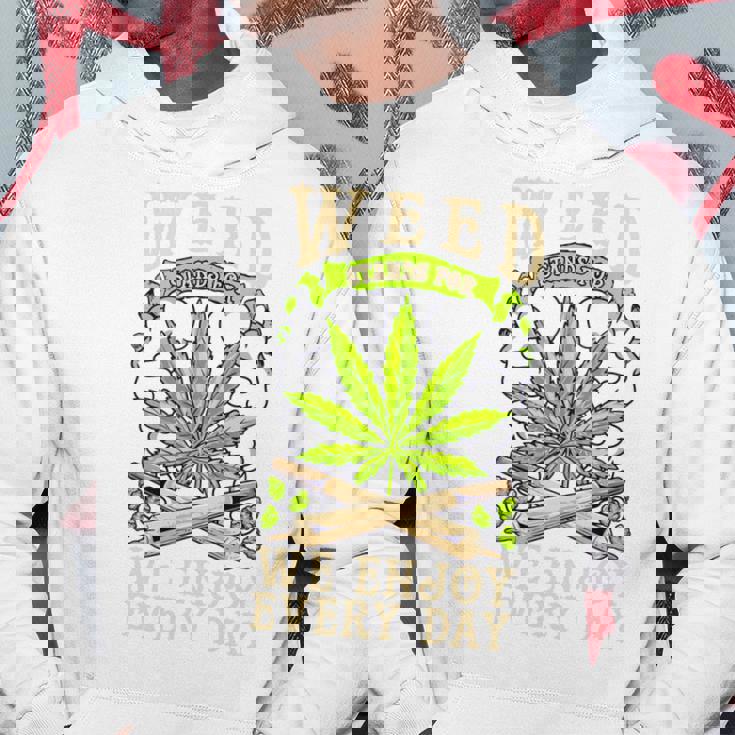 Weed We Enjoy Every Day パーカー 面白い贈り物