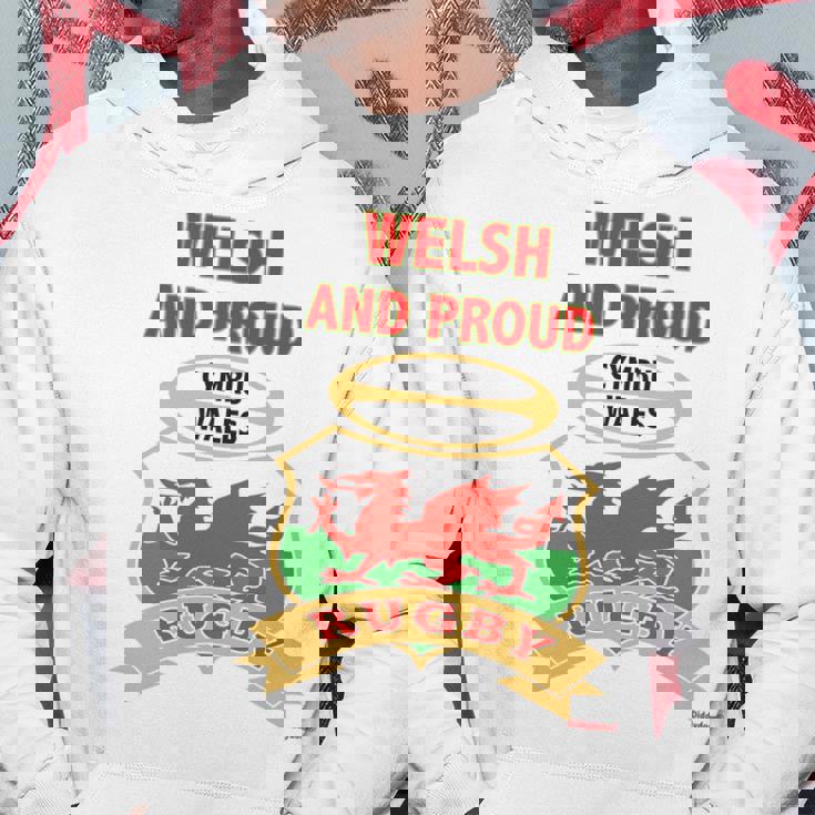 Welsh Dragon Wales ラグビートップ 長袖tシャツ パーカー 面白い贈り物