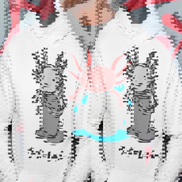 Wooper-Muper メキシカンサラマンダー アフロヘッド かわいい 面白い キッズ パーカー 面白い贈り物