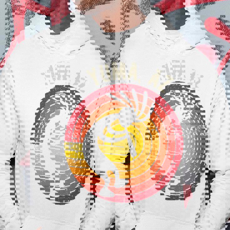 Yuma アリゾナ ダンシング ココペリ アンティーク調デザイン 長袖tシャツ パーカー 面白い贈り物