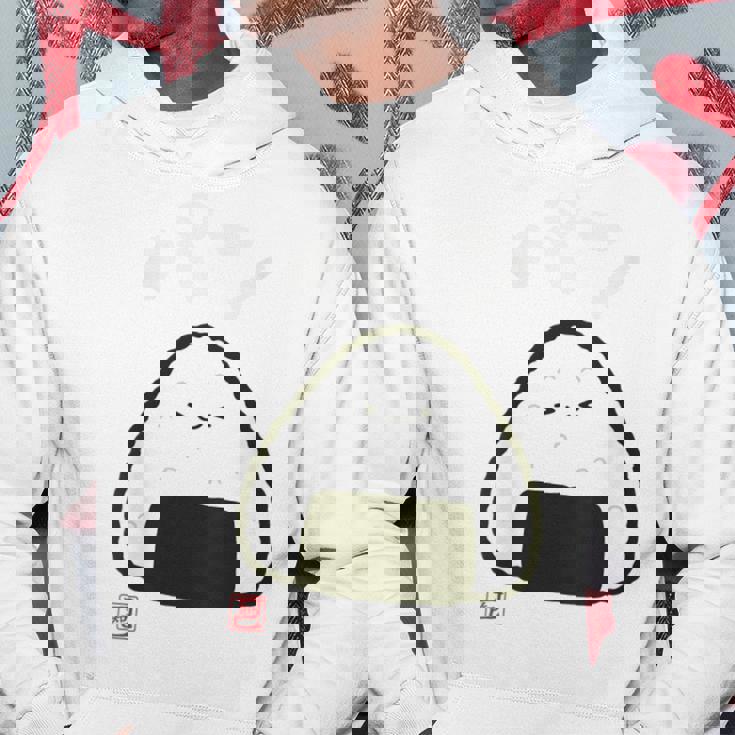 「パン-おにぎり」おもしろ 筆文字 服裏側 面白い文字入り パーカー 面白い贈り物