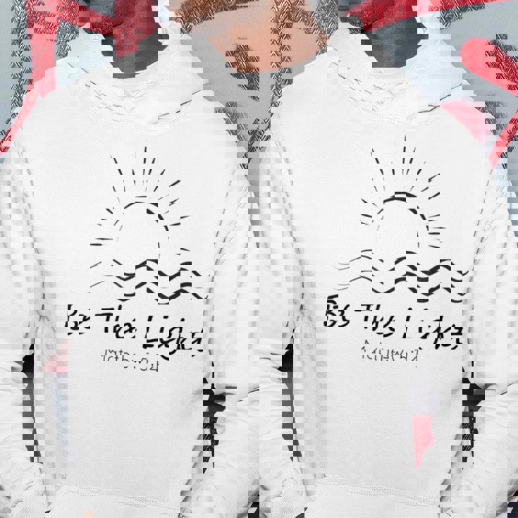 「光あれ」聖書マタイによる福音書第5章14節 パーカー 面白い贈り物