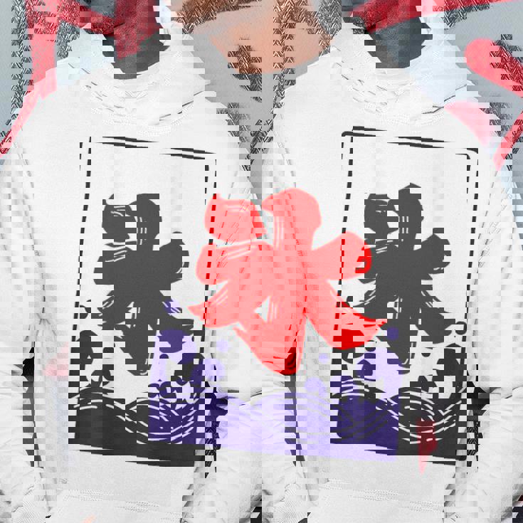 【バックプリント・背中側】氷 のれん 夏（氷屋 かき氷）お祭り 露店 夜店 漢字 文字 昭和レトロ 和柄 イラスト パーカー 面白い贈り物