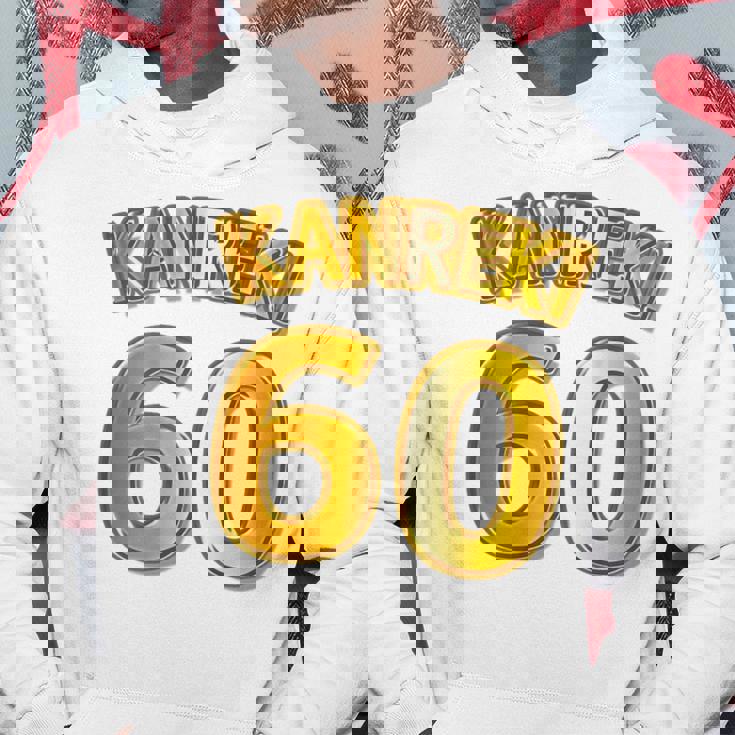 【バックプリント・背中側】還暦 六十歳 60才（ユニフォーム風）赤 レッド【金プレート風 文字】誕生日 面白 パーカー 面白い贈り物