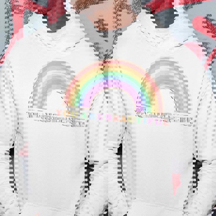 あなたは美しい虹と太陽の光です パーカー 面白い贈り物