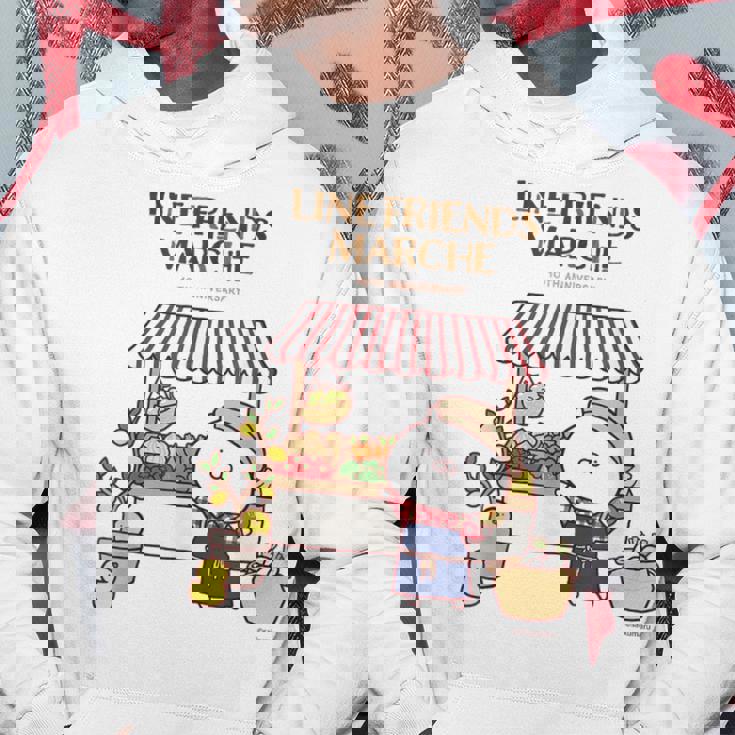 うさまる ベジまるシェ ロゴ付 パーカー 面白い贈り物