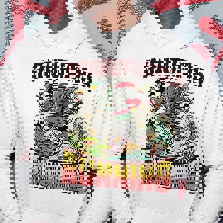 おじいちゃん ランニング ニンジャ メンズ おもしろ パーカー 面白い贈り物