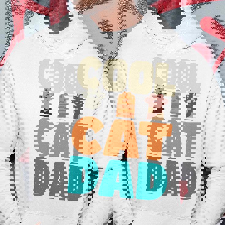 かっこいい猫お父さん面白い猫好きの男性 長袖tシャツ パーカー 面白い贈り物