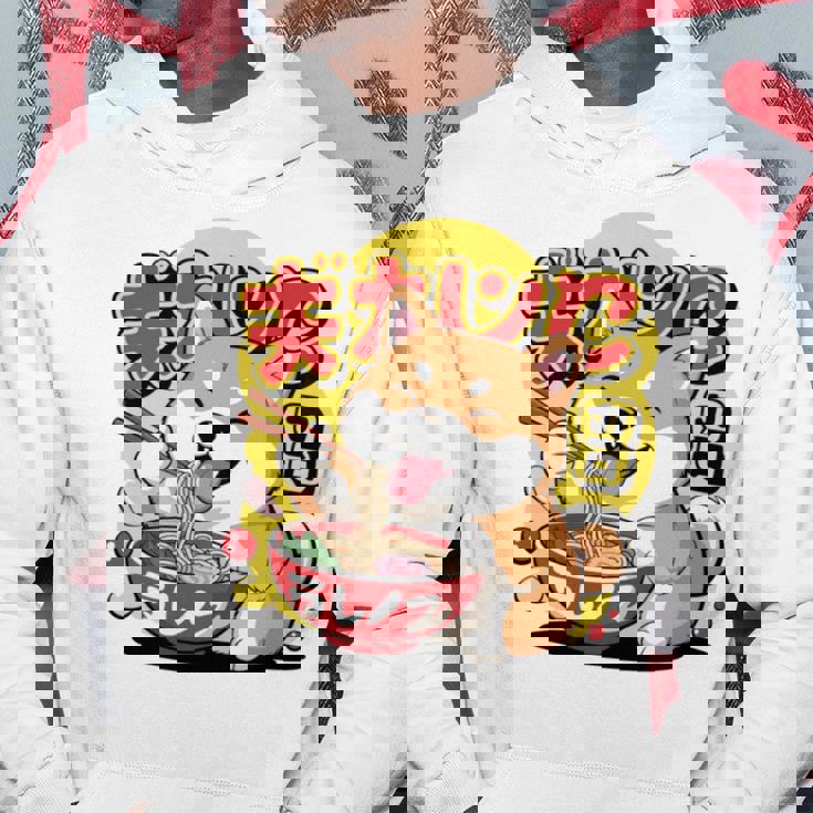 かわいい 柴犬 ラーメン好き おもしろい 日本犬 長袖tシャツ パーカー 面白い贈り物