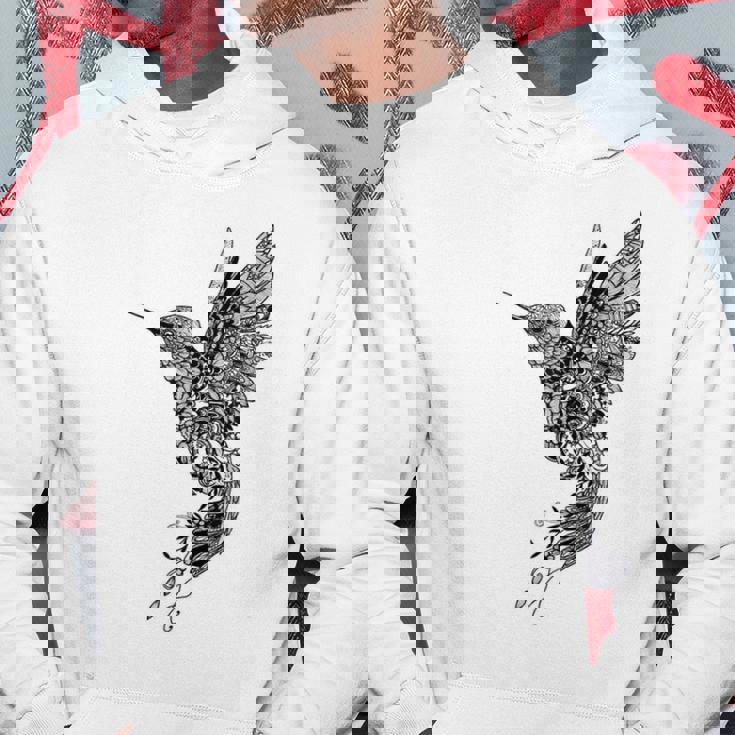 かわいいマンダラ ハチドリ レディース メンズ シャツ パーカー 面白い贈り物