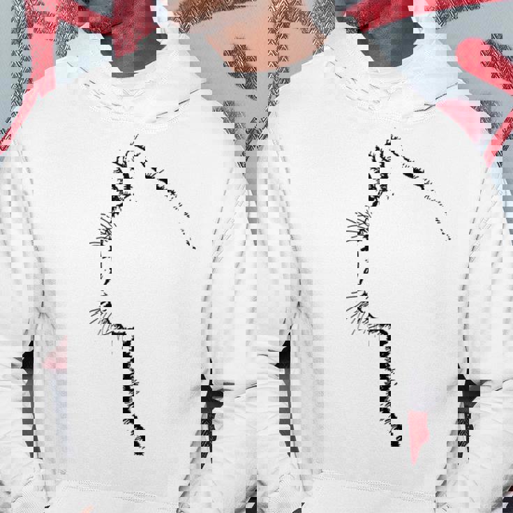 かわいい猫のシルエット パーカー 面白い贈り物