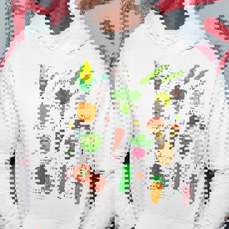 かわいい野菜 かわいい野菜 ヘルシーフード 食べる ビーガン パーカー 面白い贈り物