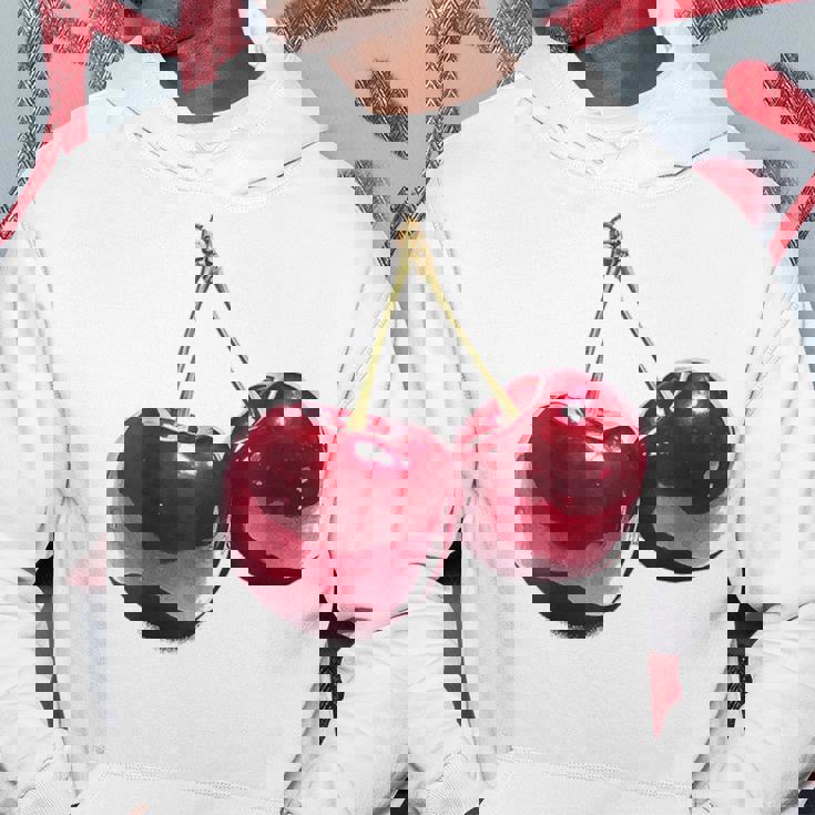 さくらんぼ フルーツ モチーフ イラスト さくらんぼ パーカー 面白い贈り物