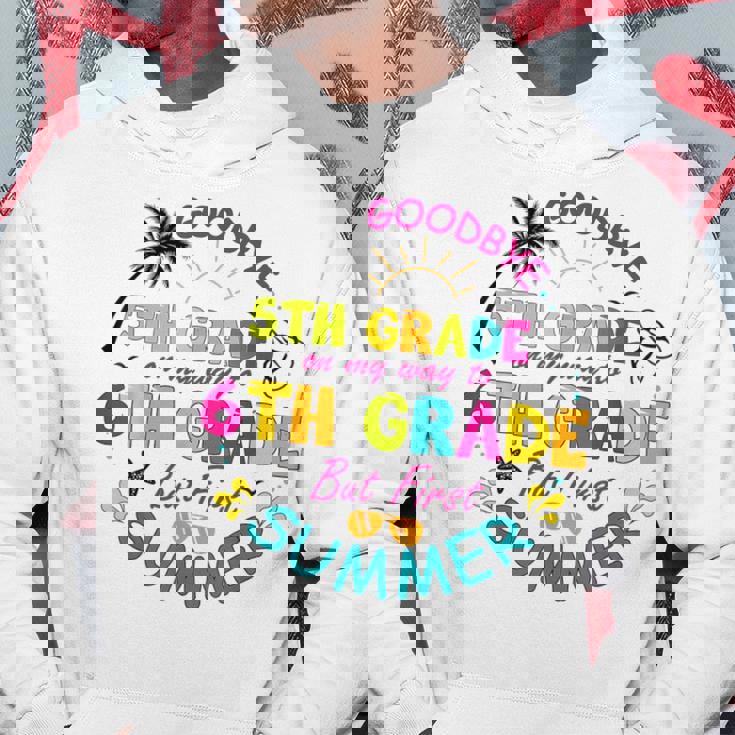 さよなら 5年生 卒業 中学へ ハローサマー パーカー 面白い贈り物