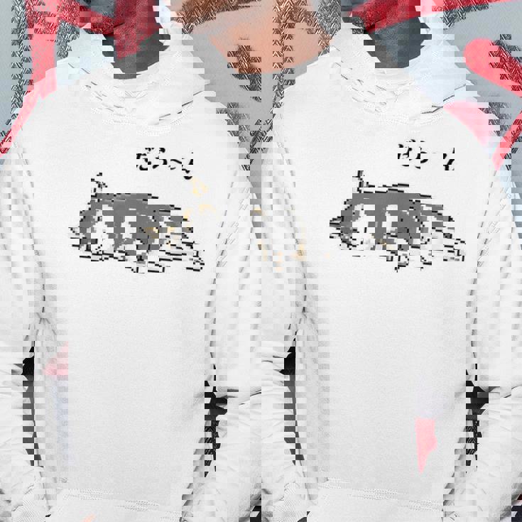 だらーんとくつろいでいる黒柴 柴犬のドット絵 パーカー 面白い贈り物