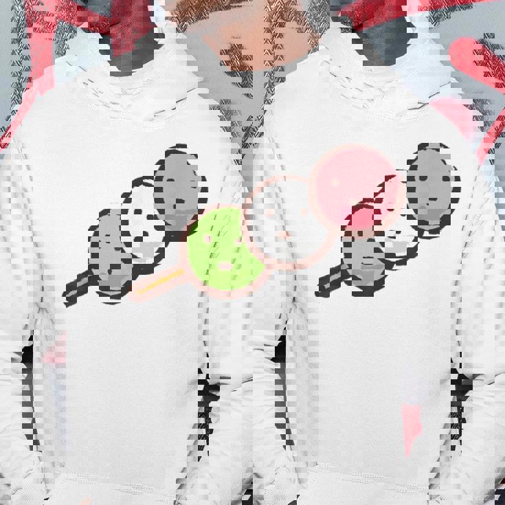 だんご 団子 和菓子 花見団子 三色団子 三兄弟 だんご好き かわいい おもしろ パーカー 面白い贈り物