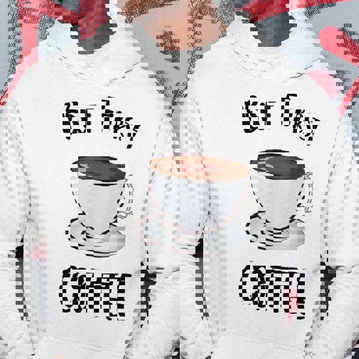 でもファーストコーヒーおもしろいコーヒー好きかわいい パーカー 面白い贈り物