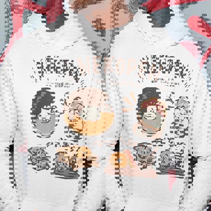 ねこぺん日和 ドーナツ パーカー 面白い贈り物