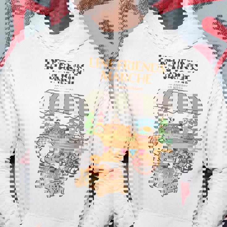 ねこぺん日和 ドーナツ屋さんロゴ付 パーカー 面白い贈り物