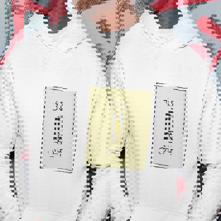 やる気スイッチ Off やる気スイッチ故障中 スイッチ おもしろ バックプリント 後ろプリント パーカー 面白い贈り物