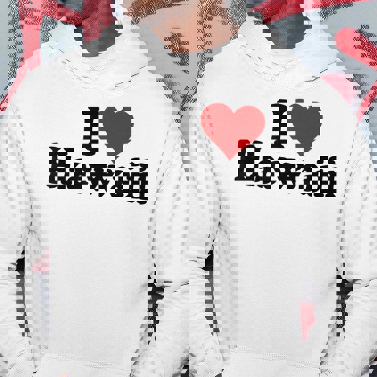 アイラブハートハワイ パーカー 面白い贈り物