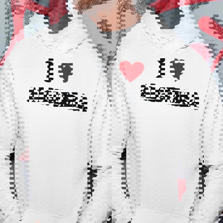 アイ・ハート・マス・ティーチャー-ファニー・アイ・ラヴ・アルゲブラ パーカー 面白い贈り物