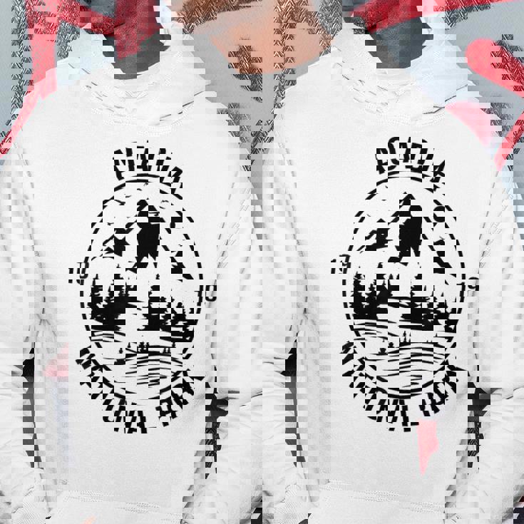 アカディア国立公園 メイン州 山 自然 ハイキング ヴィンテージ パーカー 面白い贈り物