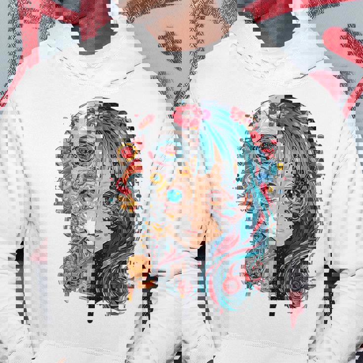 アニメ 漫画 モチーフ カラフル イラスト アニメ パーカー 面白い贈り物