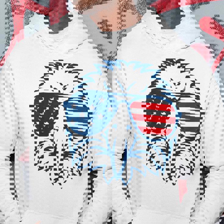 アメリカン・イーグル アメリカ国旗 7月4日 愛国 パーカー 面白い贈り物