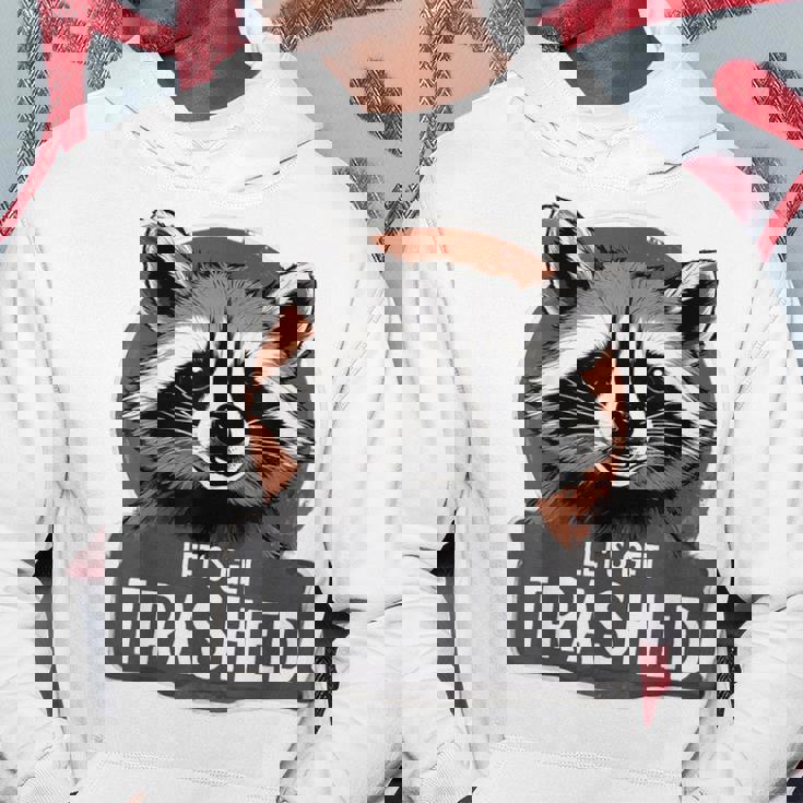 アライグマコスチュームtシャツ グルービー Let's Get Trashed パーカー 面白い贈り物