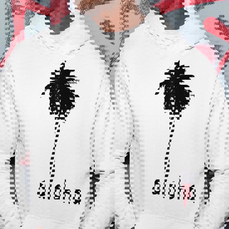 アロハ ハワイ ハワイアン ヤシの木 パーカー 面白い贈り物