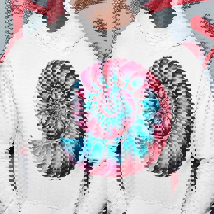 アンモナイトスパイラル貝殻 長袖tシャツ パーカー 面白い贈り物