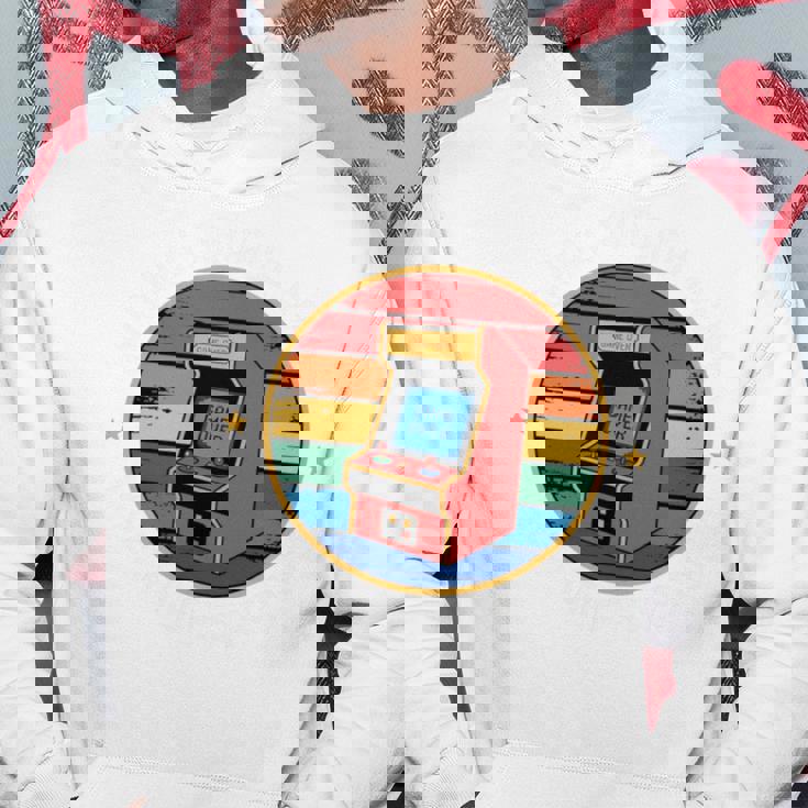 アーケード ゲーマー ビデオゲーム レトロ ゲーマー 長袖tシャツ パーカー 面白い贈り物