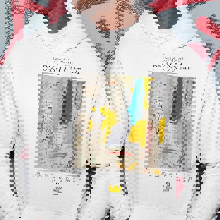 アーバン、ストリートウェア、グラフィック、バスキア、アート、抽象 パーカー 面白い贈り物