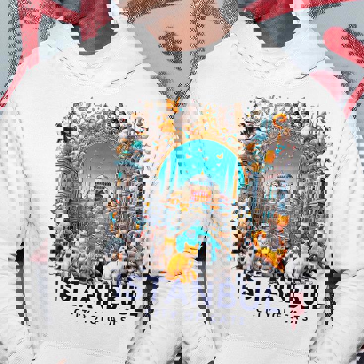 イスタンブール、トルコ 猫の街 Istanbul Turkey City Of Cats パーカー 面白い贈り物