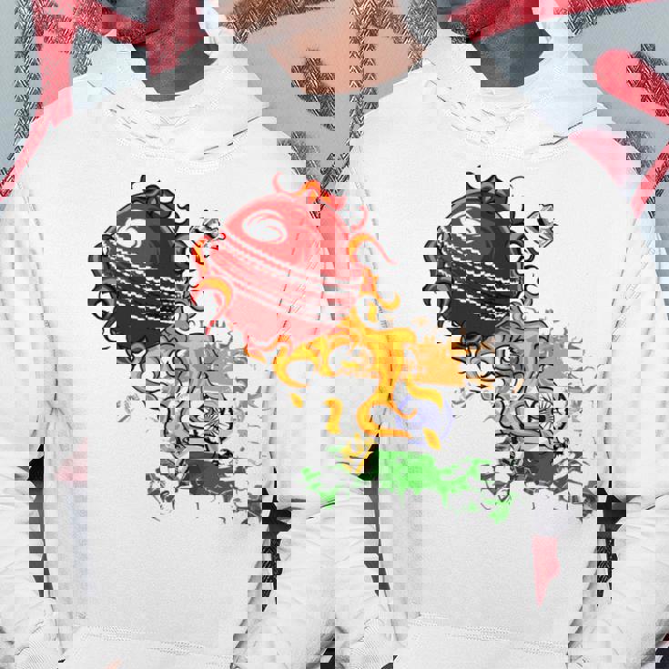 インドクリケット 長袖tシャツ パーカー 面白い贈り物