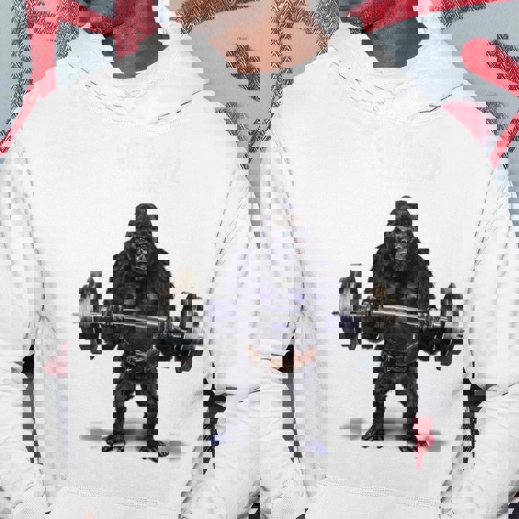 ウェイトリフティング 筋トレ バーベル やる気がないなら家に帰れ ゴリラ パーカー 面白い贈り物