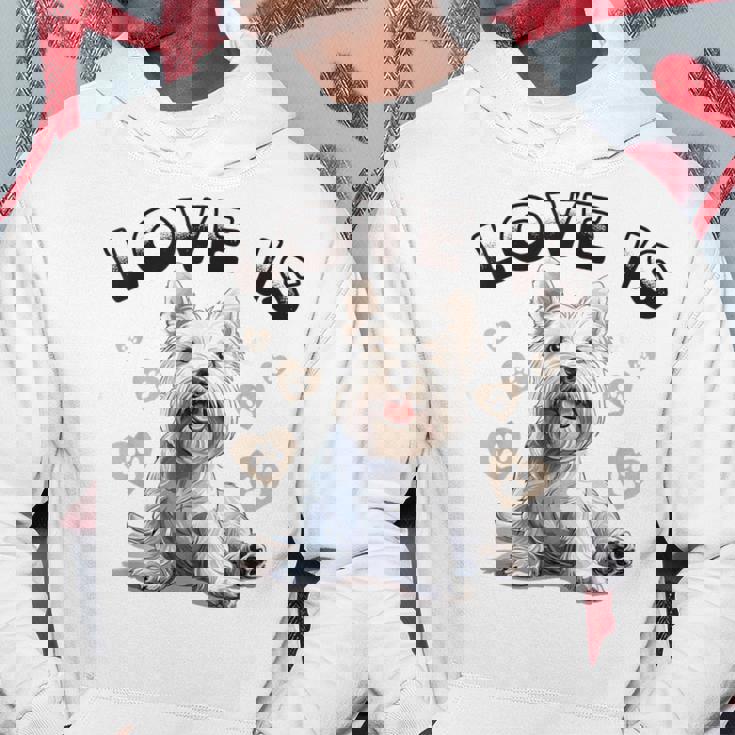 ウェスティ・ウェスト・ハイランド・ホワイト・テリア犬種愛は パーカー 面白い贈り物