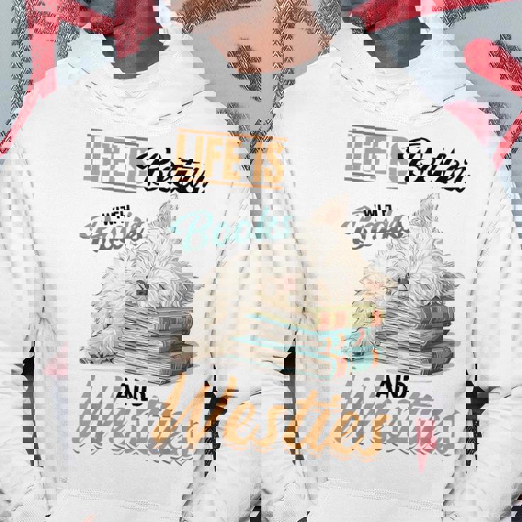 ウェスト・ハイランド・ホワイト・テリア・ウェスティ・ドッグブリード・ライフ・イズ・ベター パーカー 面白い贈り物