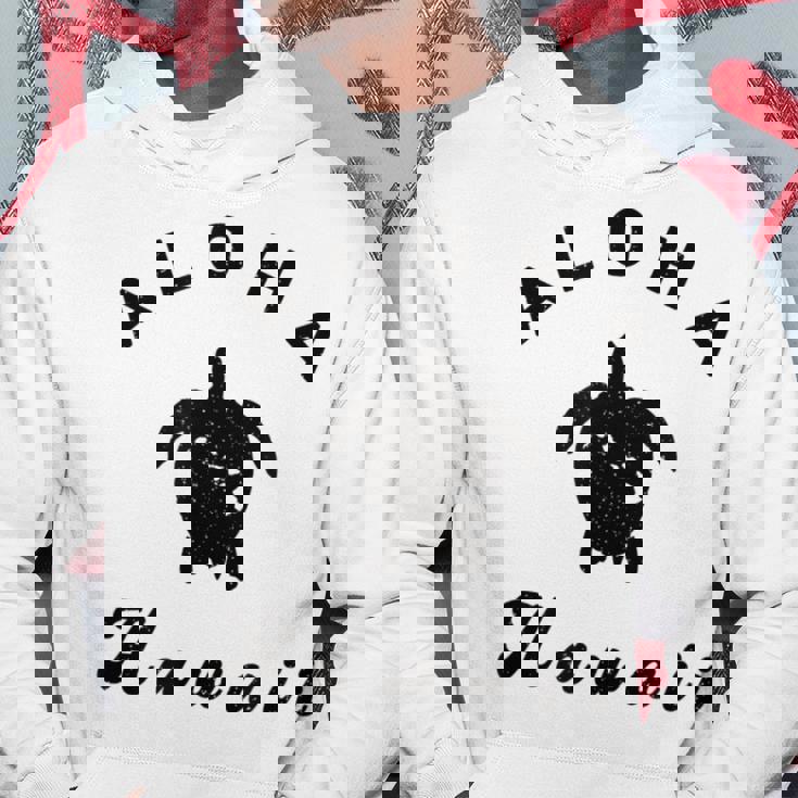 ウミガメ アロハ ハワイ Hi ハワイアンアイランド ホヌ ビンテージ クール パーカー 面白い贈り物