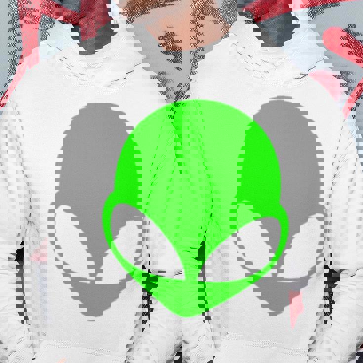 エイリアンヘッド グリーンフェイス ファニービリーブ Ufo ヒューマンコスチューム Edm 長袖tシャツ パーカー 面白い贈り物