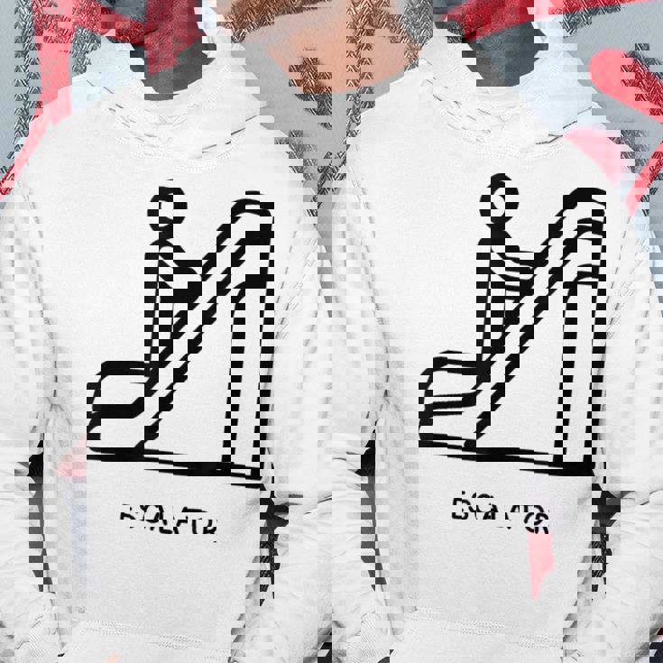 エスカレーター パーカー 面白い贈り物