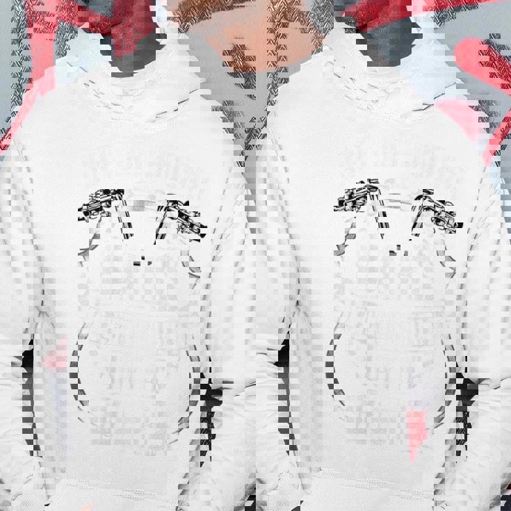 エッジの効いたバックプリント バイカー 面白い引用 オートバイ ライダーグラフィック パーカー 面白い贈り物