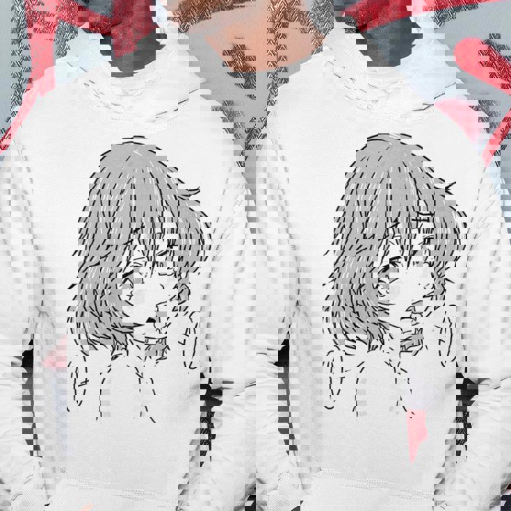 エッチ変態シャツ オタクガール ワイフアヘ顔 快感 パーカー 面白い贈り物